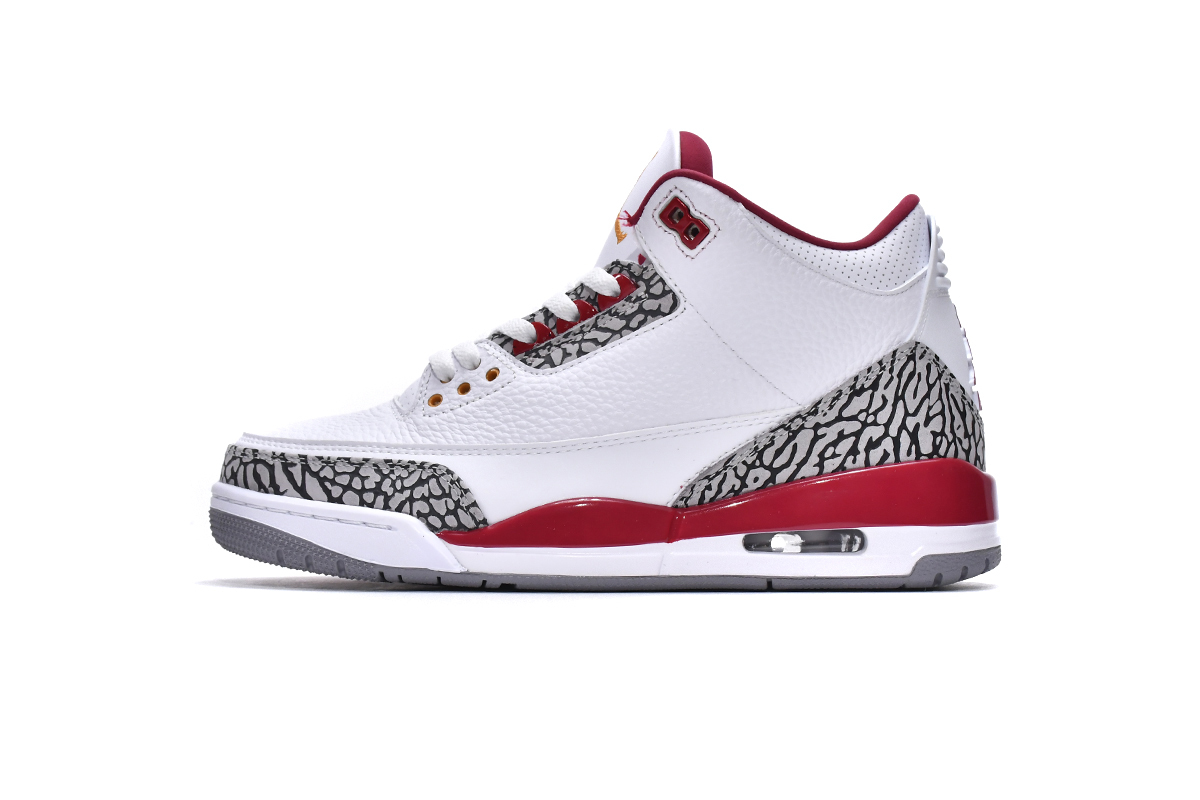 PKGoden Jordan 3 Retro Cardinal Red, CT8532-126