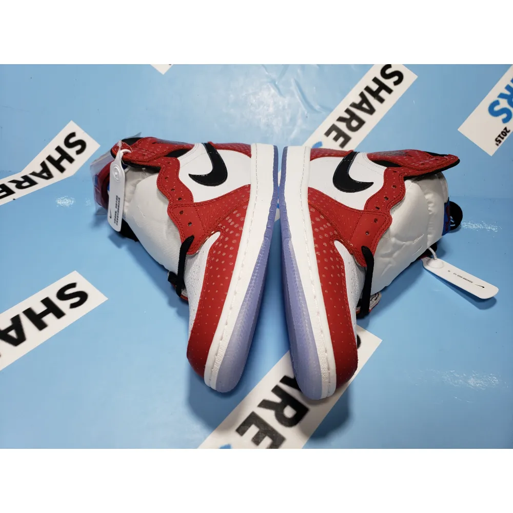 PKGoden Air Jordan 1  Retro High Spider-Man Origin Story, 555088-602