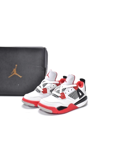 POP KIDS Jordan 4 Retro PS Fire Red, BQ7669-160 01