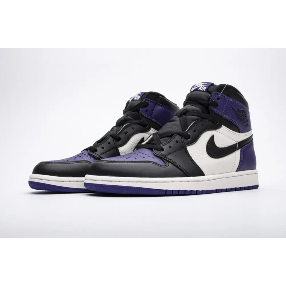 PK God Air Jordan 1 Retro High Court Purple, 555088-501 the best replica sneaker 