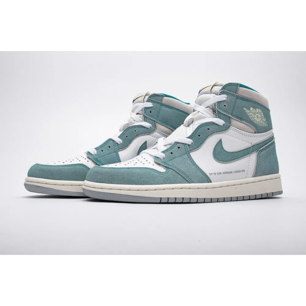 PK God Air Jordan 1 Retro High Turbo Green,  555088-311 the best replica sneaker 