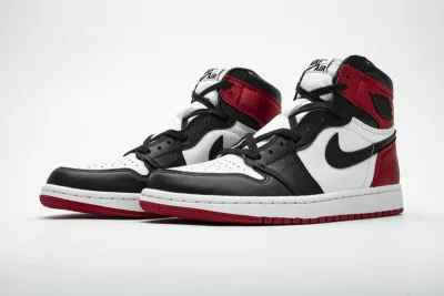 PKGoden  Air Jordan 1 Retro High Satin Black Toe (W),   CD0461-016 01