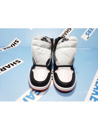 PKGoden  Air Jordan 1 Retro High Satin Black Toe (W),   CD0461-016 02