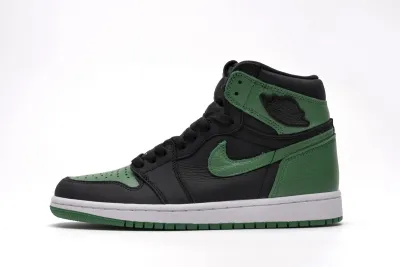 PKGoden  Air Jordan 1 Retro High Pine Green Black, 555088-030 01