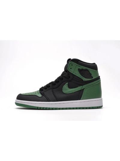 PKGoden  Air Jordan 1 Retro High Pine Green Black, 555088-030 01
