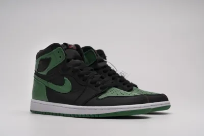 PKGoden  Air Jordan 1 Retro High Pine Green Black, 555088-030 02