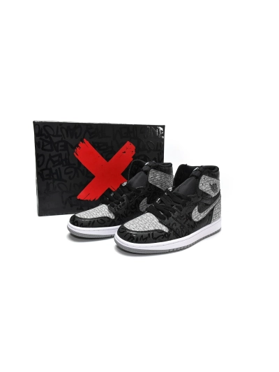 POP  Jordan 1 Retro High OG Rebellionaire, 555088-036 01