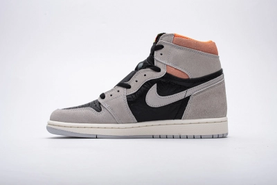 PKGoden  Air Jordan 1 Retro High Neutral Grey Hyper Crimson, 555088-018 01