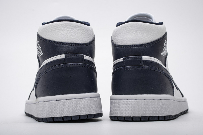 BootsMasterLin Air Jordan 1 Mid White Metallic Gold Obsidian (GS), 554725-174  the best replica sneaker 