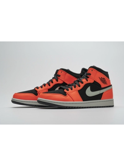 POP  Air Jordan 1 Mid Black Cone , 554724-062 01