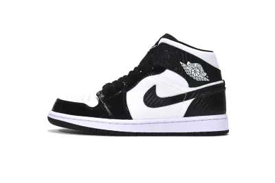 POP  Jordan 1 Mid Carbon Fiber , DD1649-001 01