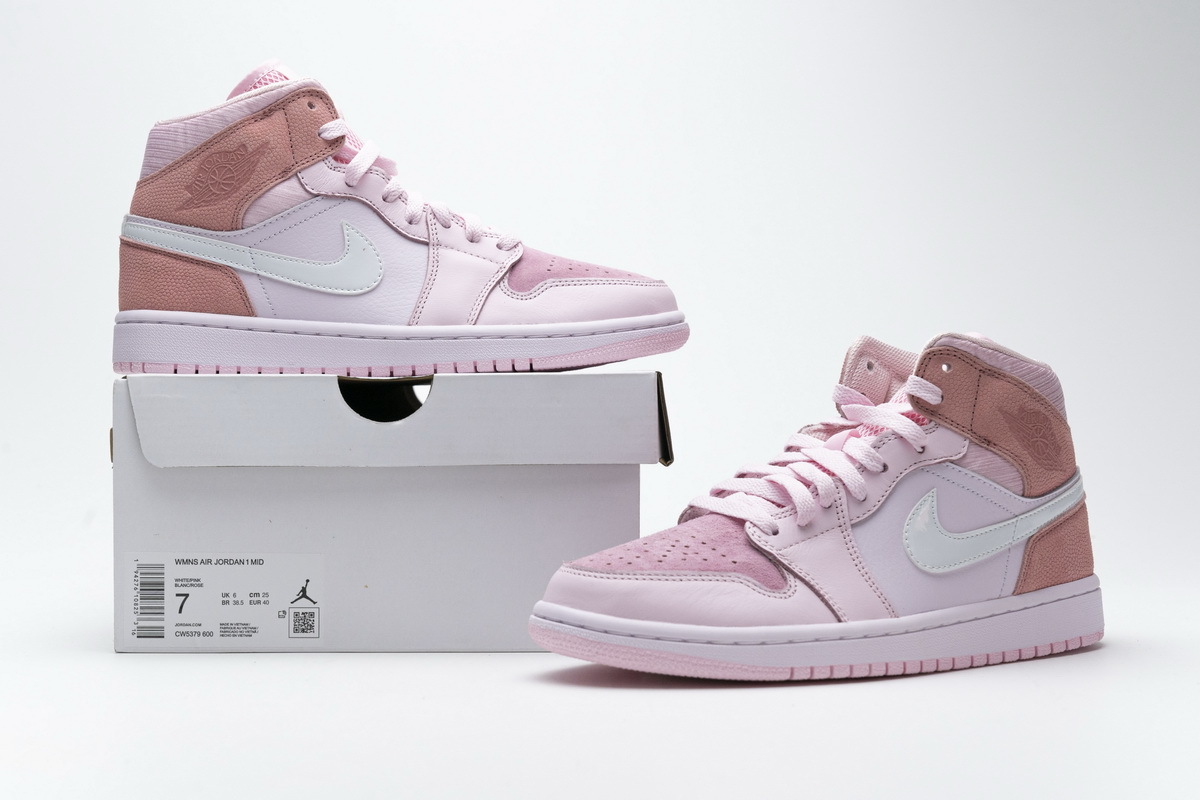 BootsMasterLin Air Jordan 1 Mid Digital Pink (W) , CW5379-600 the best replica sneaker 