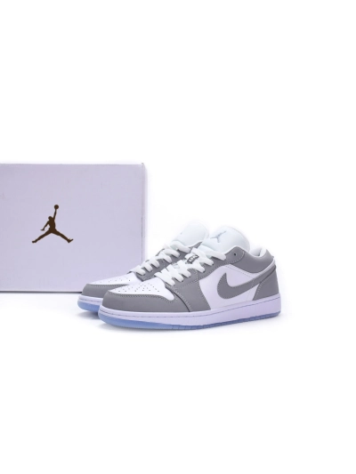 POP Jordan 1 Low Wolf Grey,DC0774-105  01