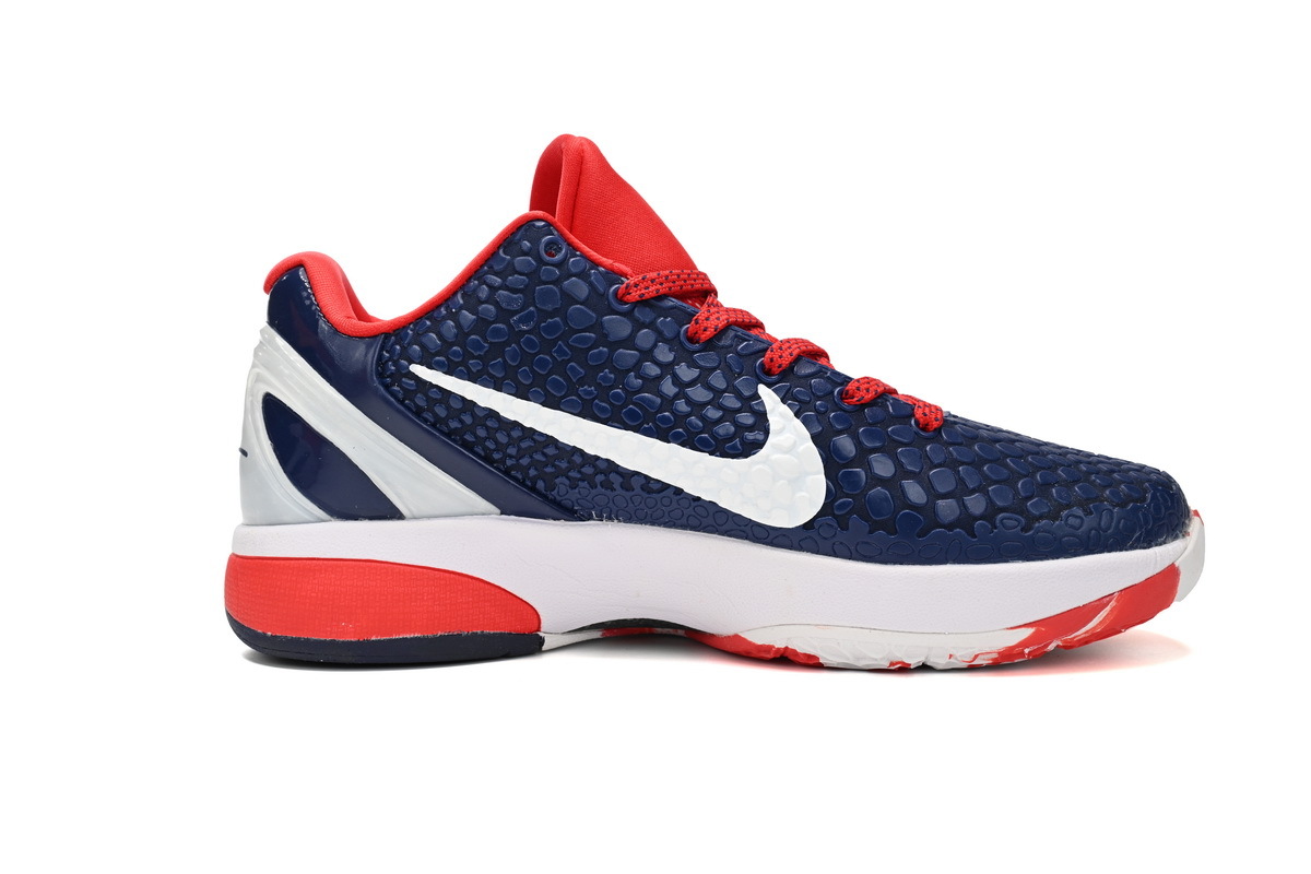 PKGoden  Kobe 6 Protro White Blue Red 436311-003