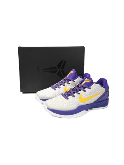 PKGoden  Kobe 6 White Purple Yellow CW2190-104 01