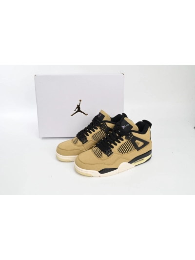 POP  Jordan 4 Retro Pearl Milk Tea, AQ9129-200 01