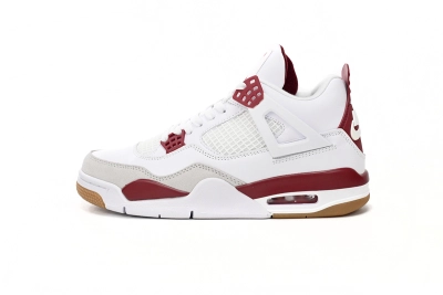 POP  Jordan 4 Retro White Red x SB, DR5415-105 01