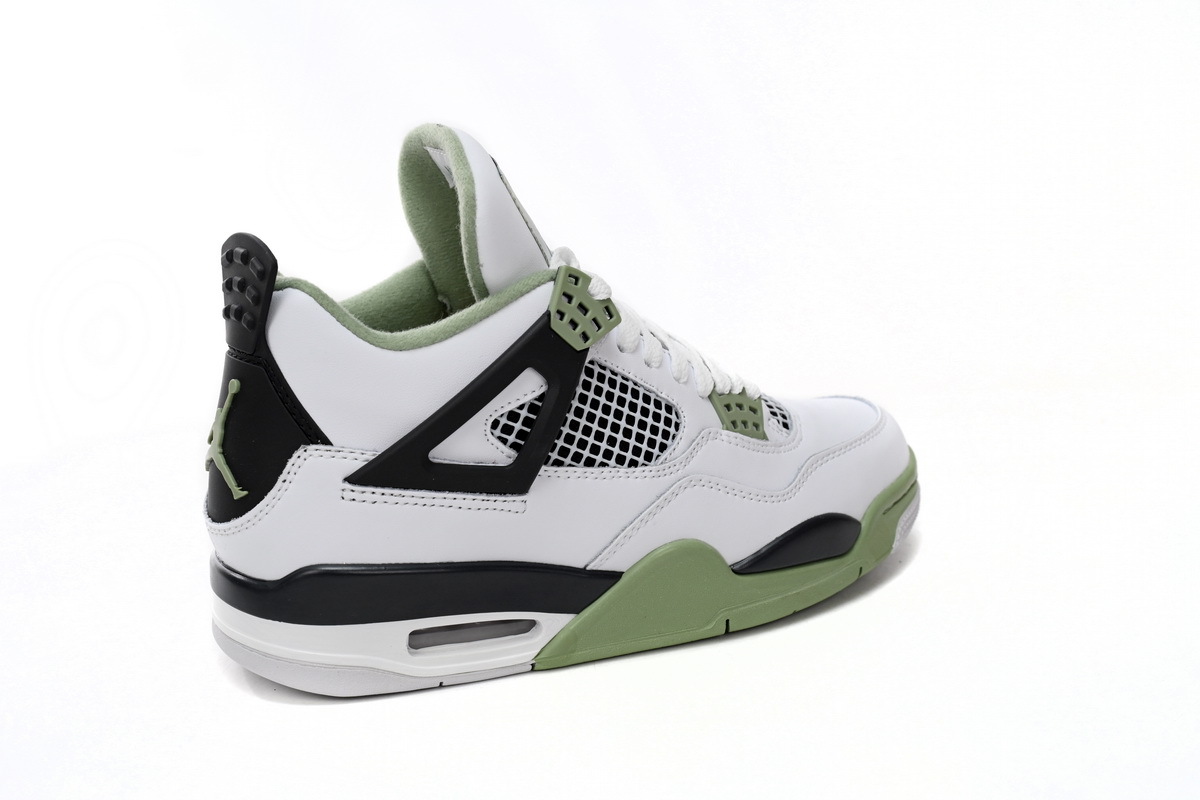 POP  Jordan 4 Retro  WMNS Oil Green Seafoam, AQ9129-103