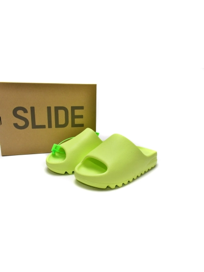POP Yeezy Slide Glow Green, HQ6447 02