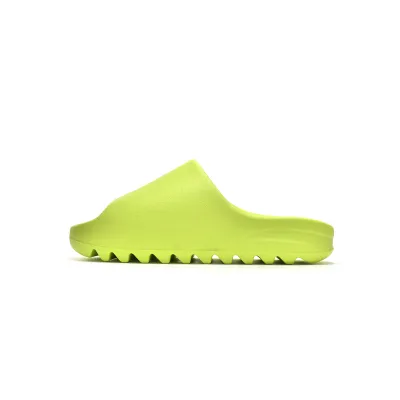 POP Yeezy Slide Glow Green, HQ6447 01