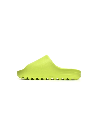 POP Yeezy Slide Glow Green, HQ6447 01