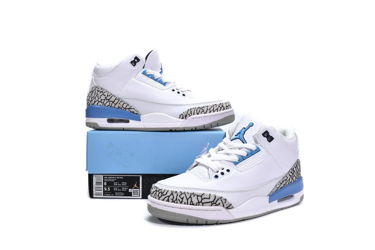 PKGoden   Jordan 3 Retro UNC, CT8532-104