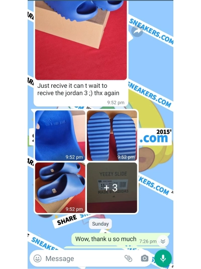 POP Yeezy Slide Azure, ID4133 02