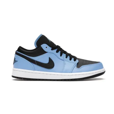 POP Jordan 1 Low University Blue Black, 553558-403 01