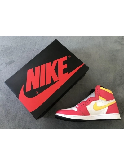 PKGoden  Jordan 1 Retro High OG Light Fusion Red, 555088-603 01