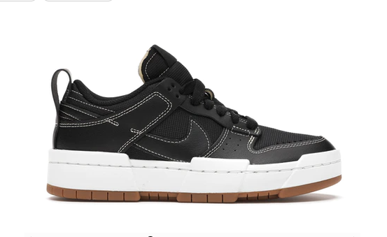 PKGoden en Dunk SB Low Disrupt Black Gum, CK6654-002