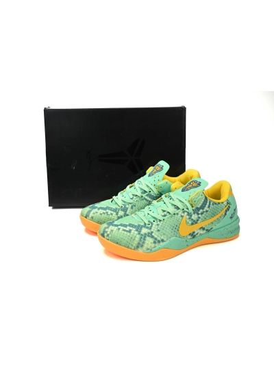 PKGoden  Kobe 8 System Green Glow Laser Orange 555035-304 01