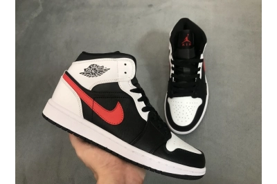 POP  Jordan 1 Mid White Shadow, 554724-075 02