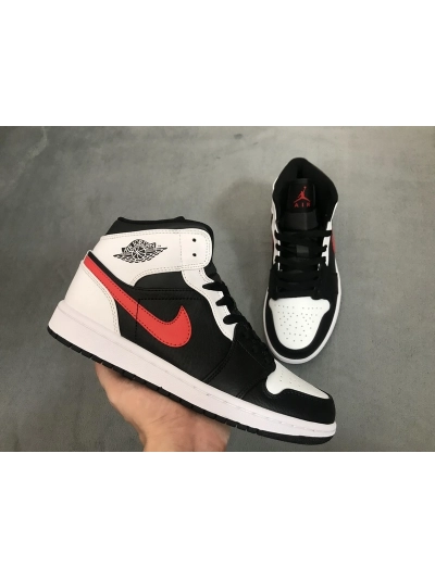 POP  Jordan 1 Mid White Shadow, 554724-075 02