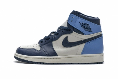 POP  Jordan 1 Retro High Obsidian UNC, 555088-140 02