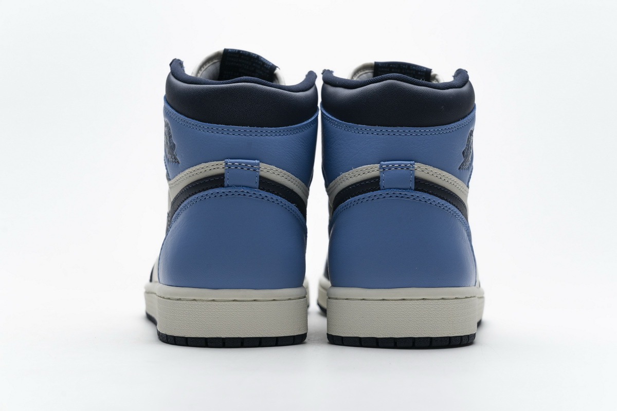  PK God  Jordan 1 Retro High Obsidian UNC, 555088-140 the best replica sneaker 