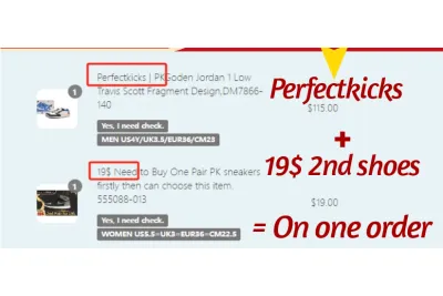 19$ Need to Buy One Pair PK sneakers firstly then can choose this item. BQ4422-001 02