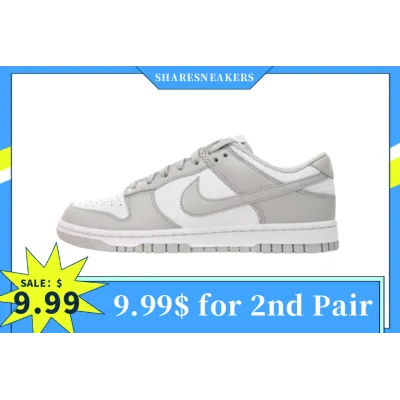 9.99$ get this pair as 2nd pair, buy 1 pair of PKGoden firstly! Dunk SB Low Grey Fog, DD1391-103 01