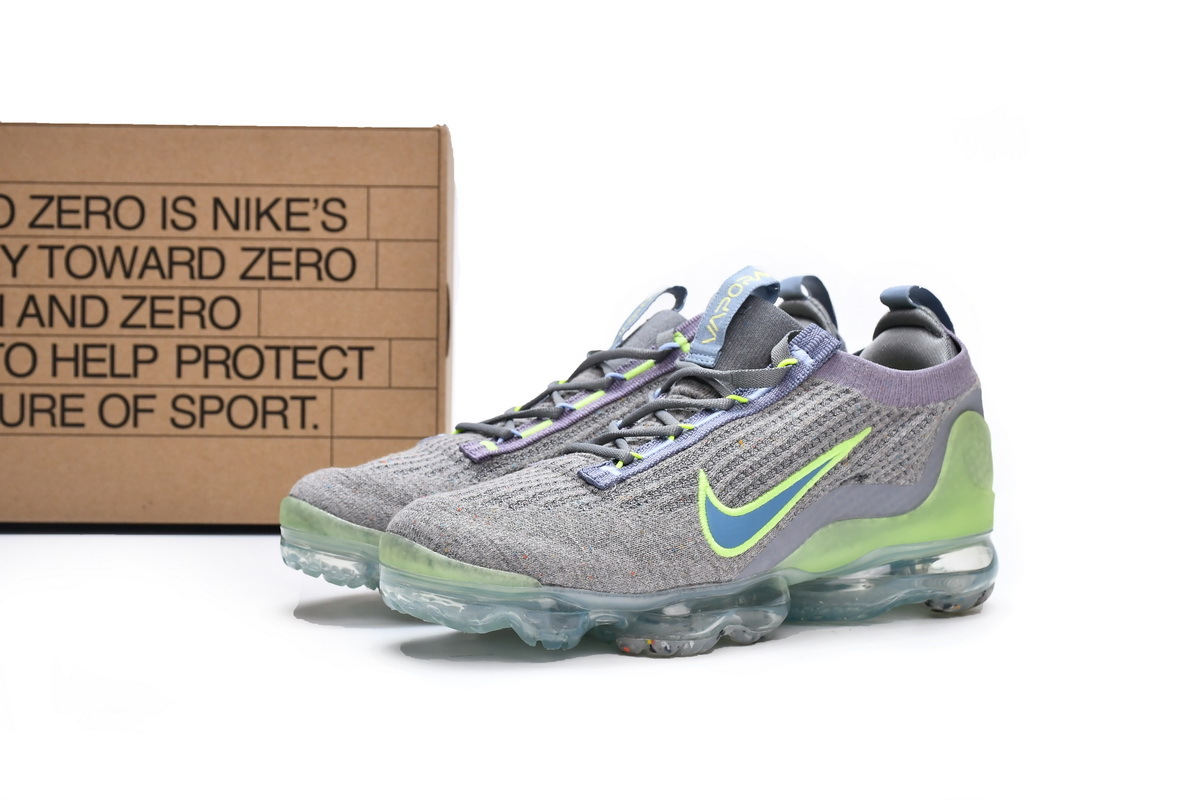 PKGoden  Air VaporMax 2021 FK Particle Grey Liquid Lime, DH4084-003 