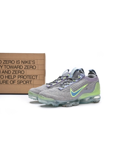 PKGoden  Air VaporMax 2021 FK Particle Grey Liquid Lime, DH4084-003  01