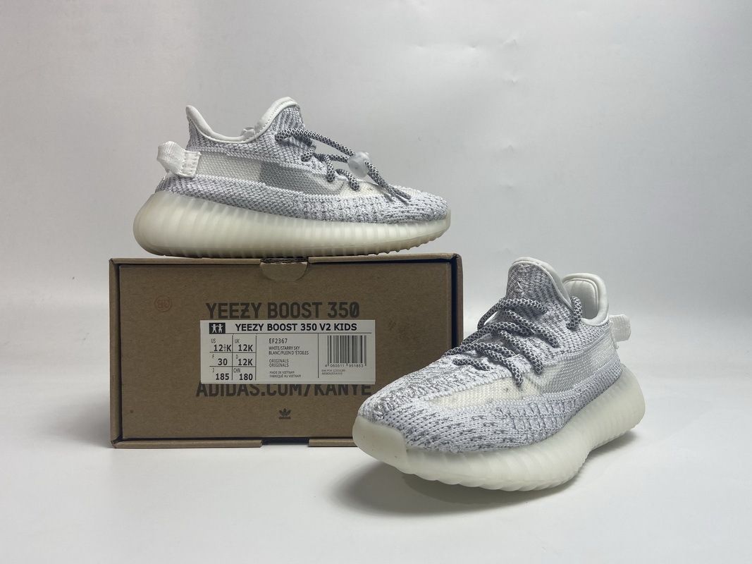 POP  KIDS Yeezy Boost 350 V2 Static Reflective, EF2367   