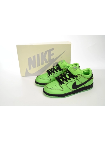 PKGoden  The Powerpuff Girls x Nike SB Dunk Low Buttercup FZ8319-300 01