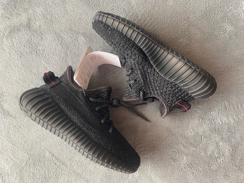 POP  KIDS Yeezy Boost 350 V2 Black Reflective , FU9007   