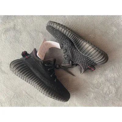 POP  KIDS Yeezy Boost 350 V2 Black Reflective , FU9007    01