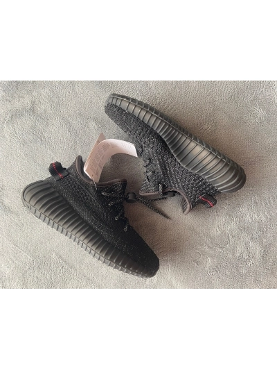 POP  KIDS Yeezy Boost 350 V2 Black Reflective , FU9007    01
