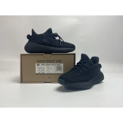 POP  KIDS Yeezy Boost 350 V2 Black Reflective , FU9007    02
