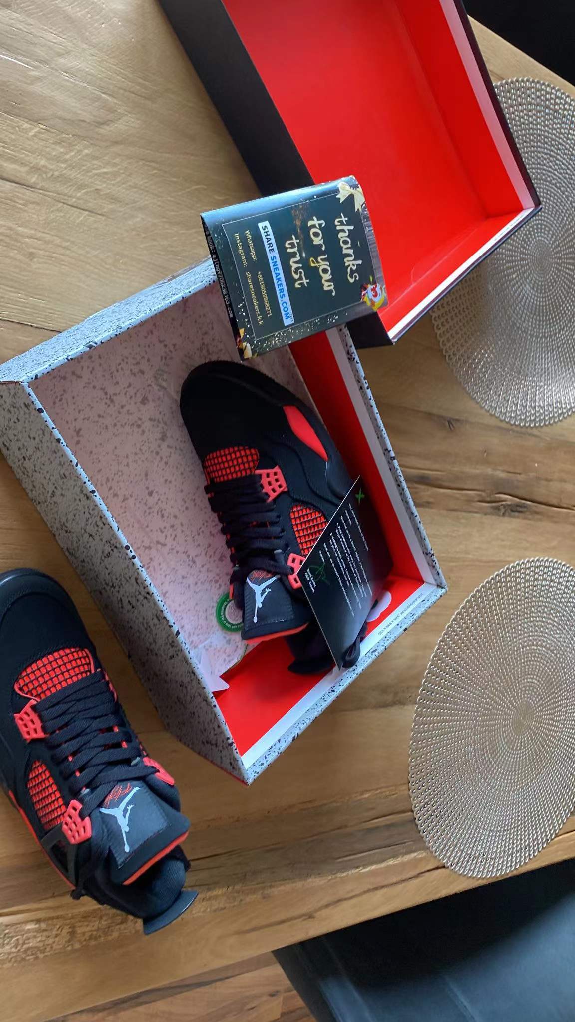 PKGoden Jordan 4 Retro Red Thunder, CT8527-016