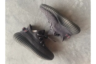 POP  KIDS Yeezy Boost 350 V2 Black , FU9013 01