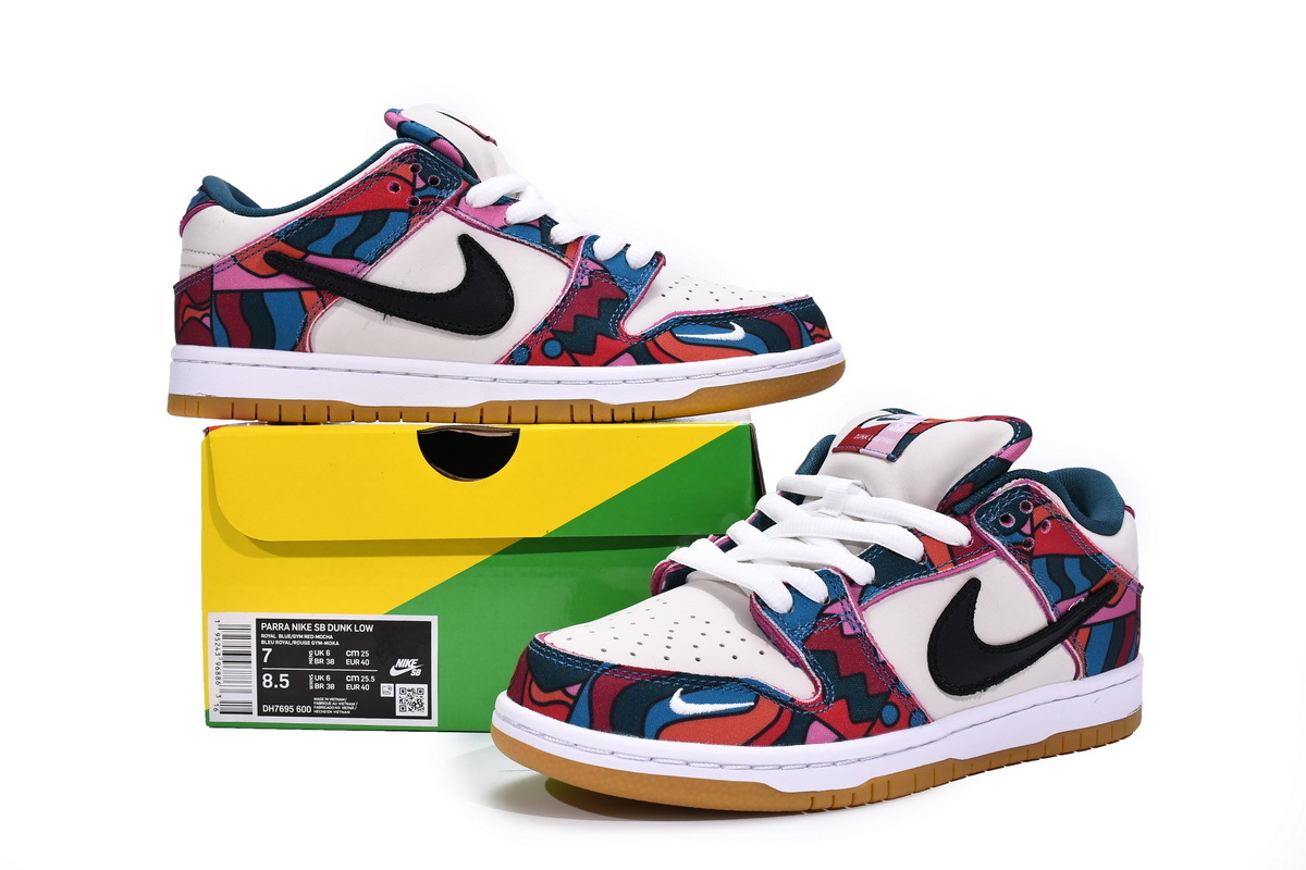 PKGoden Dunk SB Low Pro Parra Abstract Art, DH7695-600