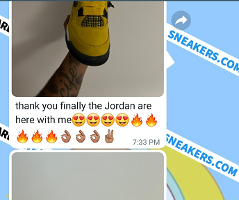 PKGoden Jordan 4 Jordan 4 Retro Lightning, 314254-702