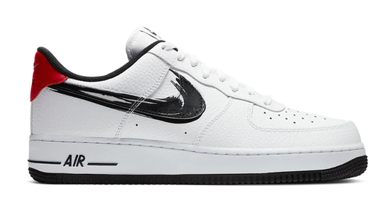 POP  Air Force 1 Low Brushstroke White Black, DA4657-100